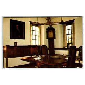 Brandywine Battlefield Park Washington's Headquarters Dining Room Postcard